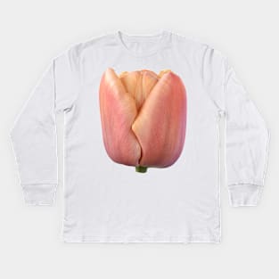 Tulipa &#39;La Belle epoque&#39;  Double Early Tulip Kids Long Sleeve T-Shirt